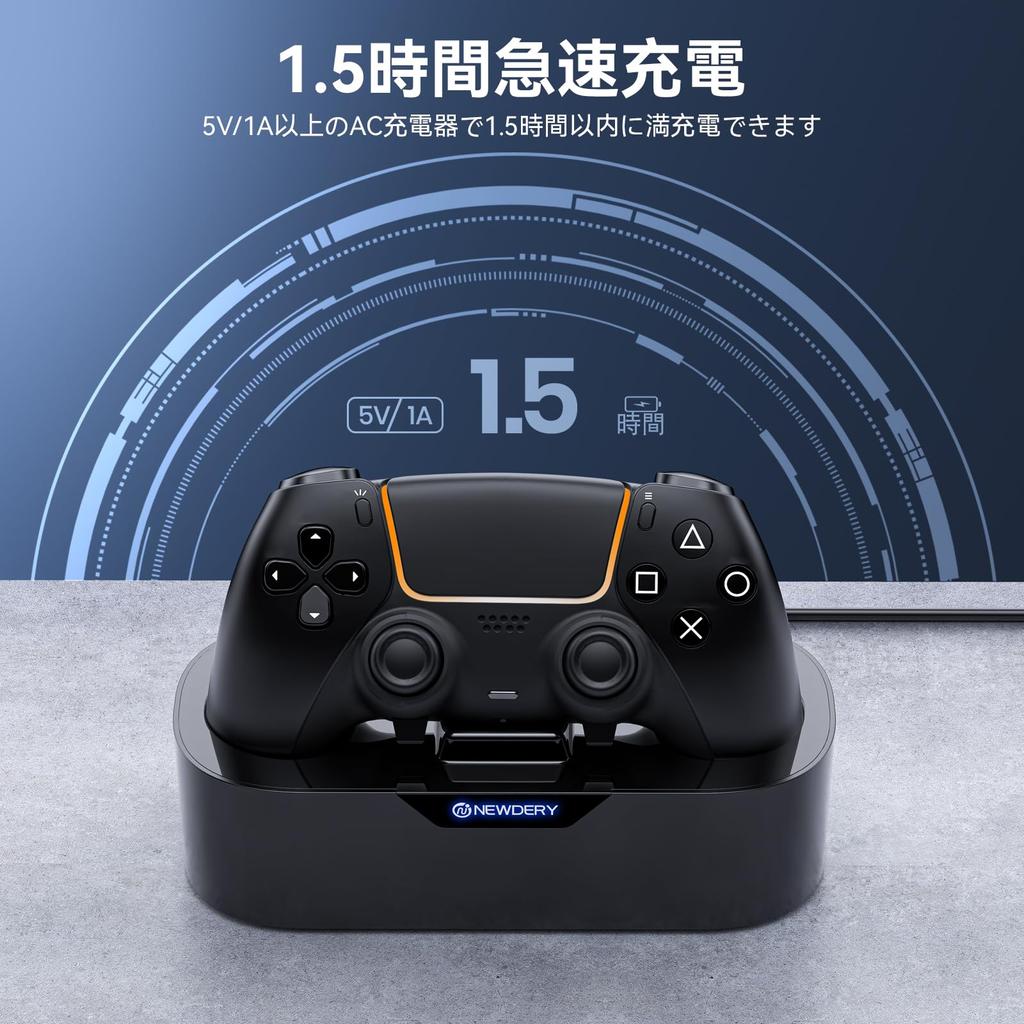 NOVINKA PS5 Ovladač Nabíjecí stojánek Ovladač PS5 Hrana Nabíječka Úložný stojánek Rychlé nabíjení Just Place Charge Periferní zařízení ovladače PS5 Příslušenství