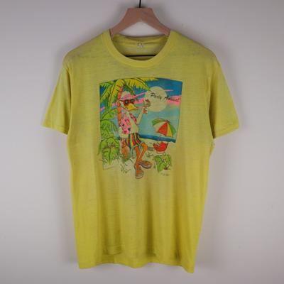 Vintage 80s Party Animal Duck Shirt Single Stitch Adult Large 19.5x27 Unisex T-Shirt