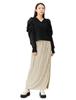 Bis Knit Top with Ruffled Black Maine BVM43070 Women's Sleeves, (01),