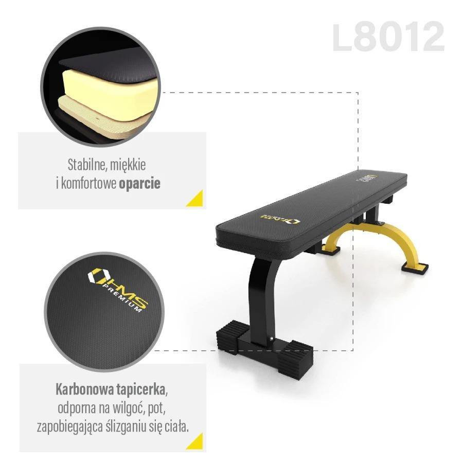 HMS PREMIUM L8012 exercise bench (5907695596540)