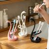 3D Printing Toothbrush Storage Rack Decorative Makeup Brush Shelf Stationery Organizer  Home Use