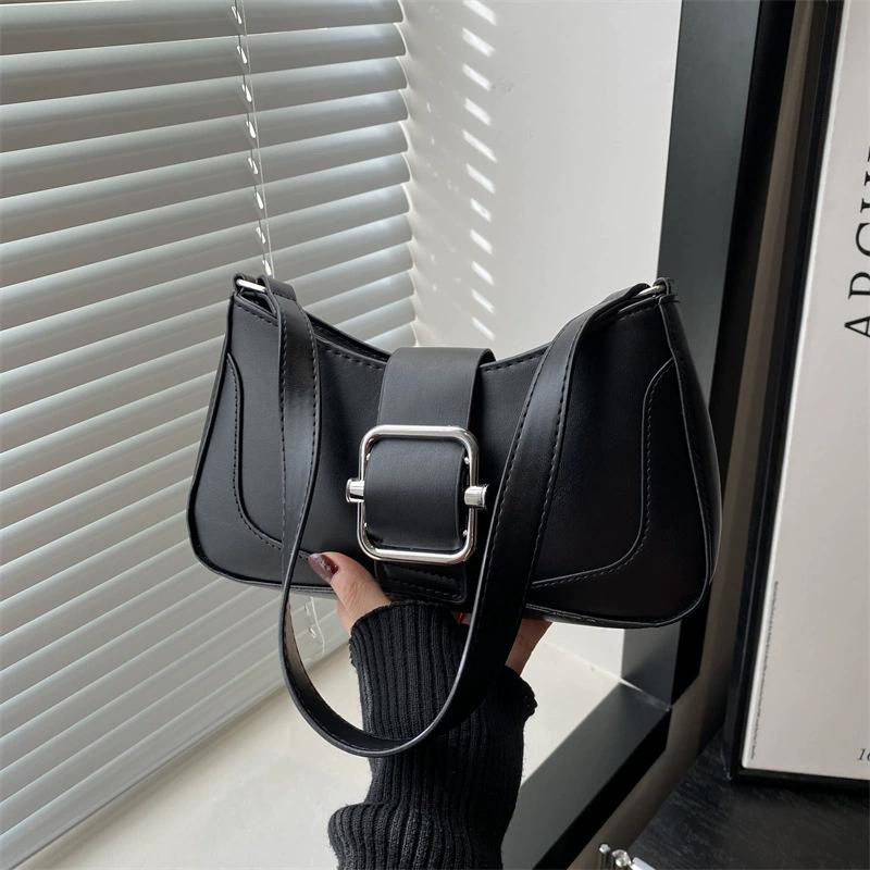 Bolso de Hombro para Mujer Moda Color Sólido Cuero PU Bolsos Y Carteras Casual Cruzado para Damas Para Uso Diario CLE