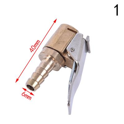 Mosazný konektor ventilku huštění pneumatik pro vzduchové sklíčidlo Adaptér pro zamykání se sponou na pneumatiky