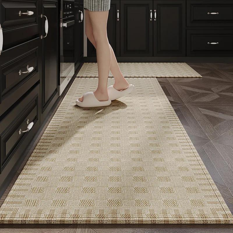 Japanese Kitchen Mat Long Rug Absorbs Water And Oil, Quick-Drying, Non-Slip Floor Mats, Anti-Fall And Dirt-Resistant Doormat
