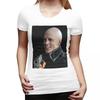 Bald Vergil Pointing A Gun Blursed Devil May Cry Face Meme TShirt for Women Round Neck T Shirts Womens Tees Short Clothes Tops