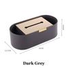 Luxury Multifunction PU Leather Tissue Box Remote Sundries Storage Holder Desktop Paper Drawer Art Home Decor Napkin Box