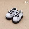 Ob11 Dod 1/12 Bjd Doll Shoes Casual Hand-Made Faux Pu Leather Doll Shoes