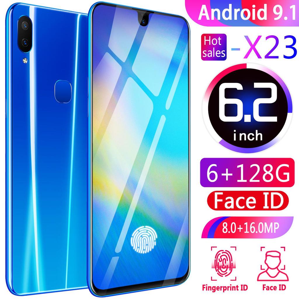 6G+128G X23 Android 4G Mobil