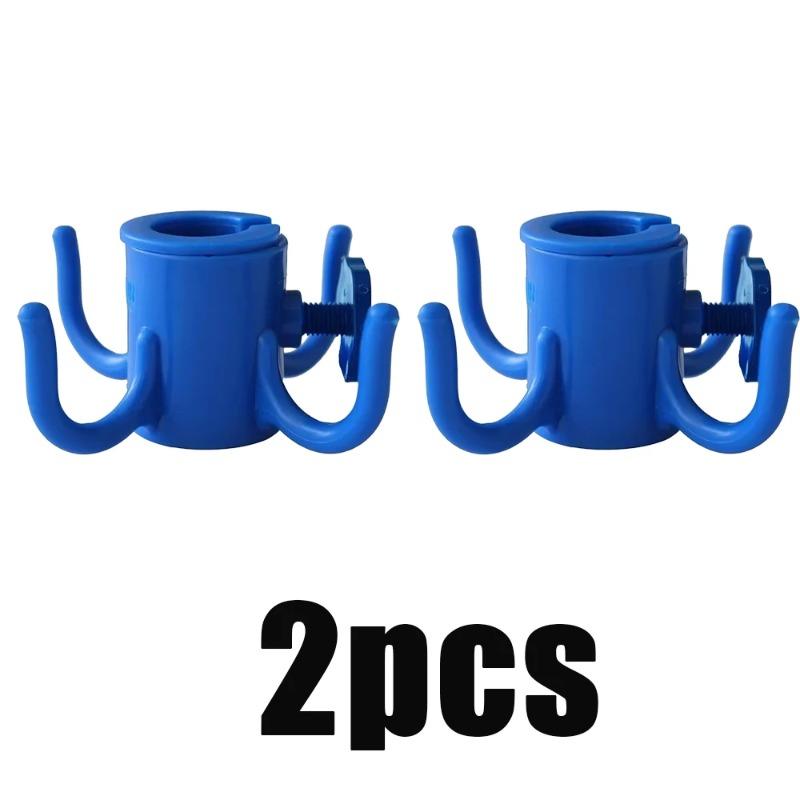 Przenośny Haczyk Wieszak na Parasol Plażowy Outdoorowy Wszechstronny Oszczędzający Miejsce Czteroramienny Haczyk Użyteczne Odporne na Zużycie Akcesoria do Parasola