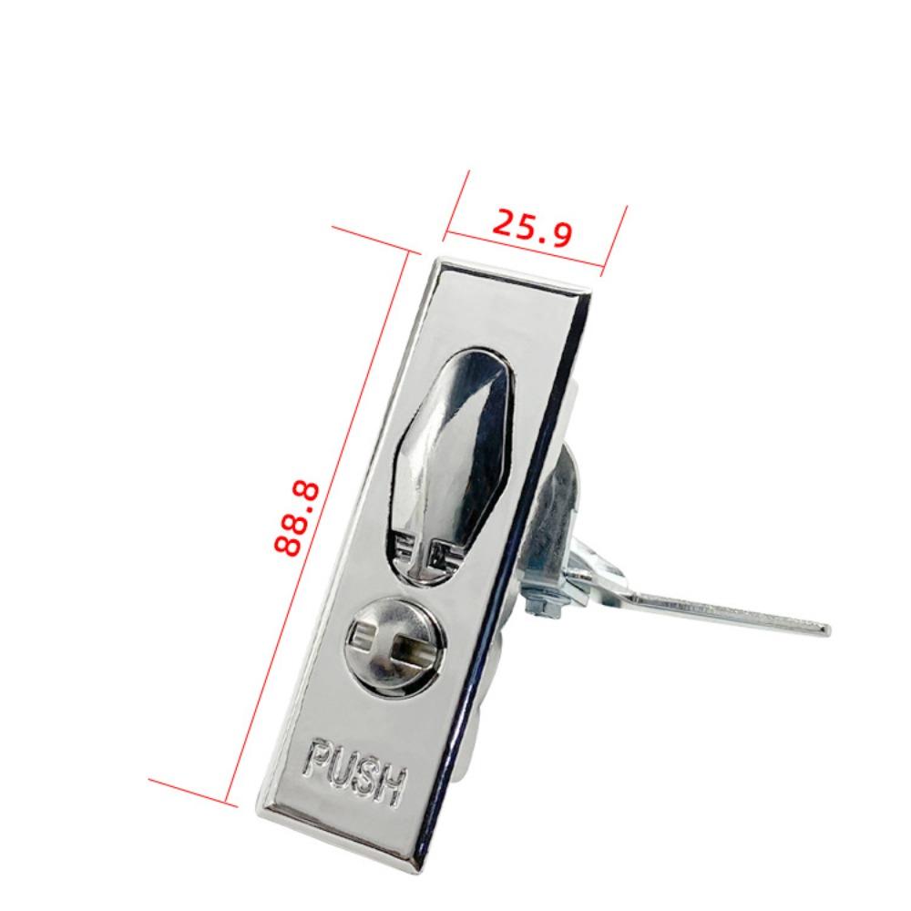Brushed Flat Lock Zinc Alloy Distribution Cabinet Door Lock Metering Lock  Distribution Box 5