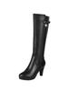 Fashion Botas De Mujer Women Cute Sweet White Pu Leather Winter Boots Lady Casual Brown Comfortable Boots Cool Street Boots E6020