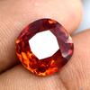 Natural Fire Orange Sapphire Square Cushion Cut 4.80 Ct Loose Gemstone CERTIFIED