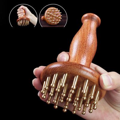 Handheld Wooden Massager Body Massage Tool Long Handle Equipment Portable Manual Brush Supplies for