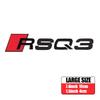 3D ABS Auto Body Rear Trunk Decoration Sticker Car Styling Emblem Decal Refit Accessories For Audi RS RSQ3 RSQ5 RSQ7 SQ3 SQ5 SQ7