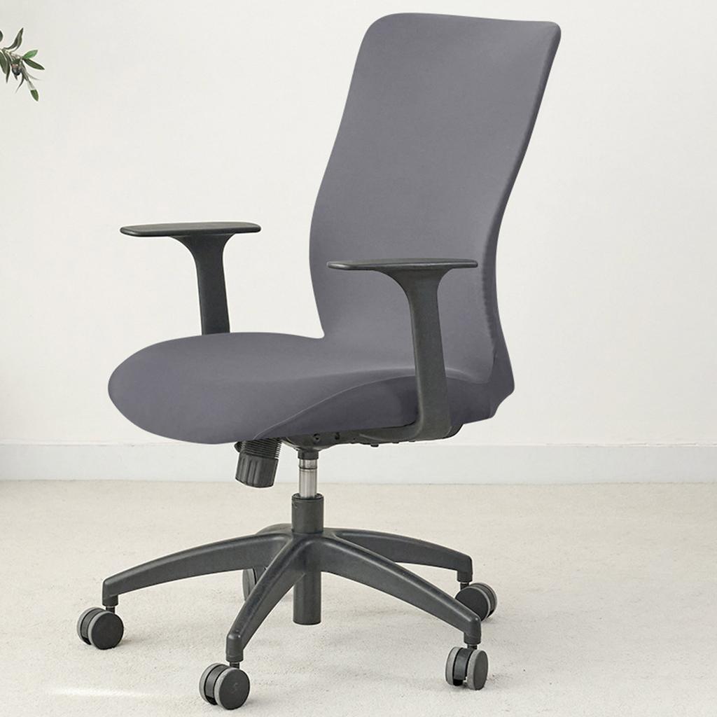 Elastischer Bürostuhl-Überzug Weicher Milchseidenstoff Stuhlbezug Langlebiger Schutz für Stuhl Pflegeleicht