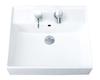 LIXIL INAX Square Washbasin Pure White YL-555FCPR/BW1