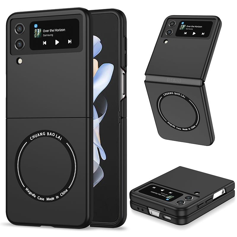 Magnetic Wireless Charging Case for Samsung Galaxy Z Flip 3 4 Galaxy Z Fold 3 4 5G Magsafe Case Anti Fingerprint Shockproof Cover Case