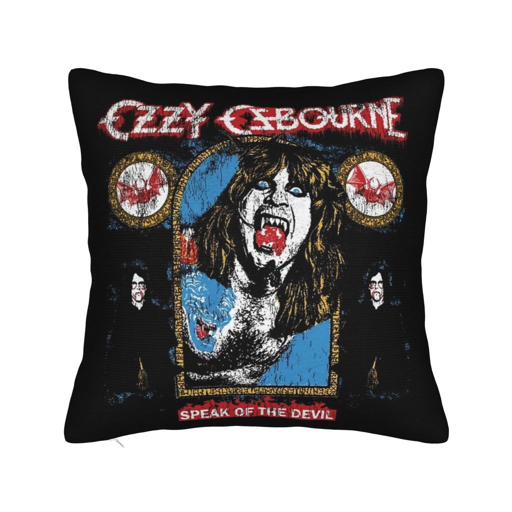 Pillow Case Ozzy Osbourne  Custom  Pillow Cover For Living Room Bed Chair Retro Trendy Pillowcases