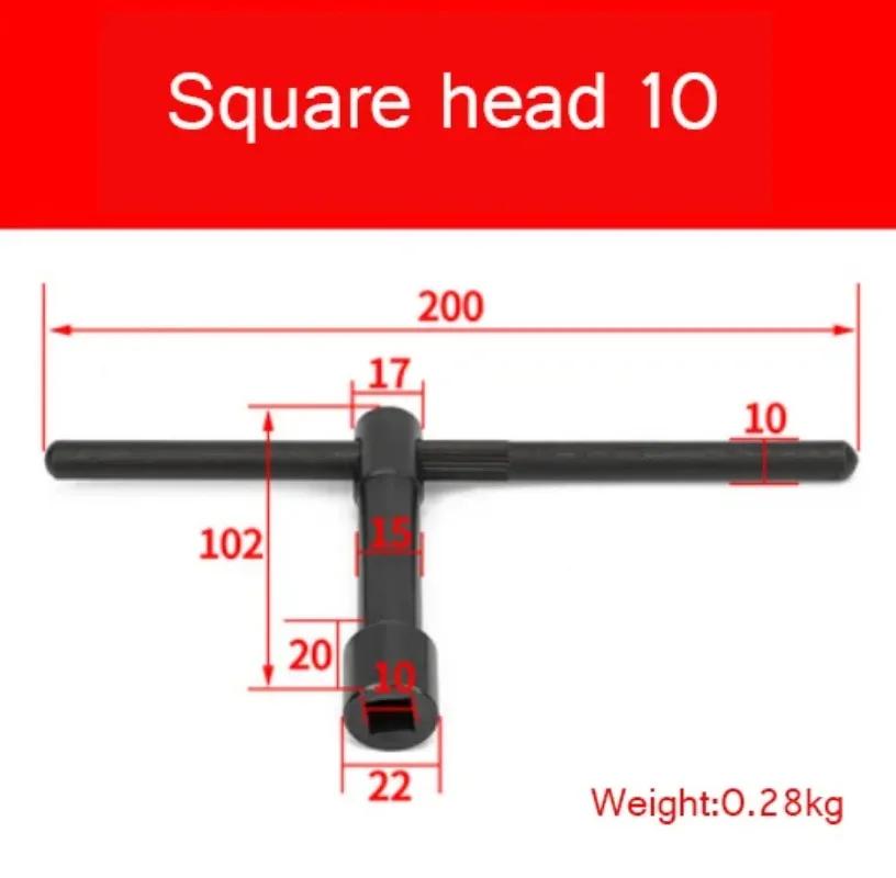 Chave de chave quadrada de torno de fresagem, chave inglesa, 8mm, 10mm, 12mm, 14mm, 17mm, 22mm