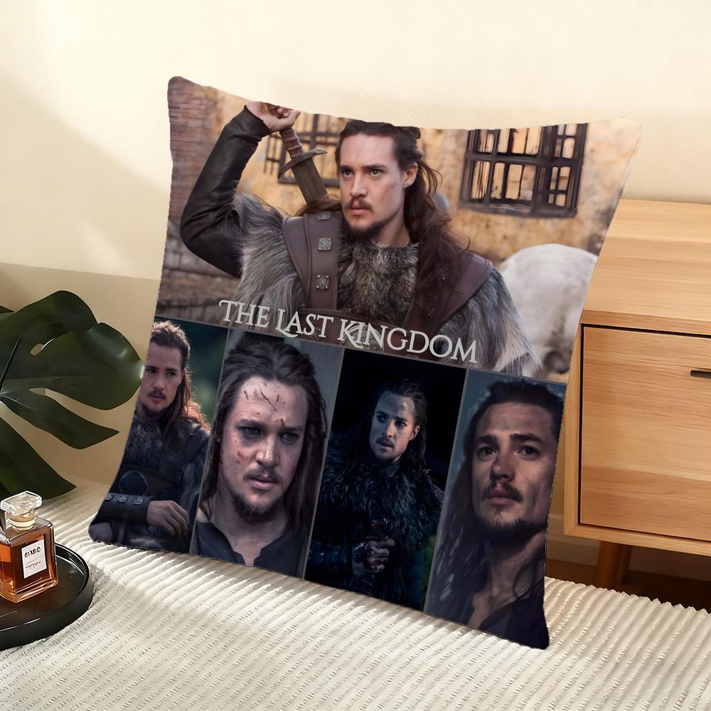 Cushion Cover Silky Short Plush Home Sofa Cushion Cover - Invisible Zipper Home Decoration The Last Kingdom TV Series