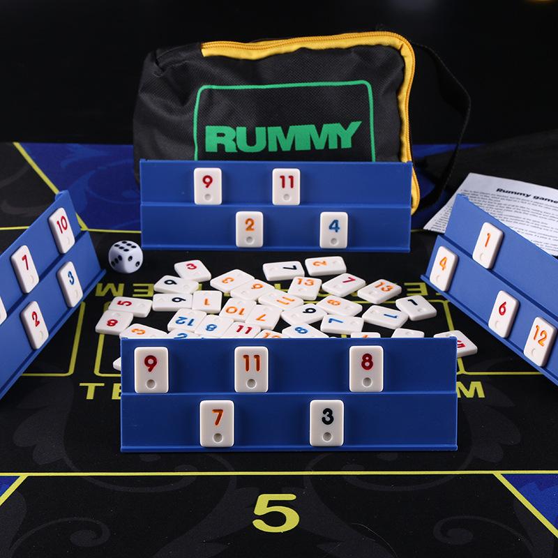 Travel Rummy, Rummikub, Rummybrix, Mahjong - Casual Party, Table Games, Pull Games, Chess, Number Pairing Game, Travel Game