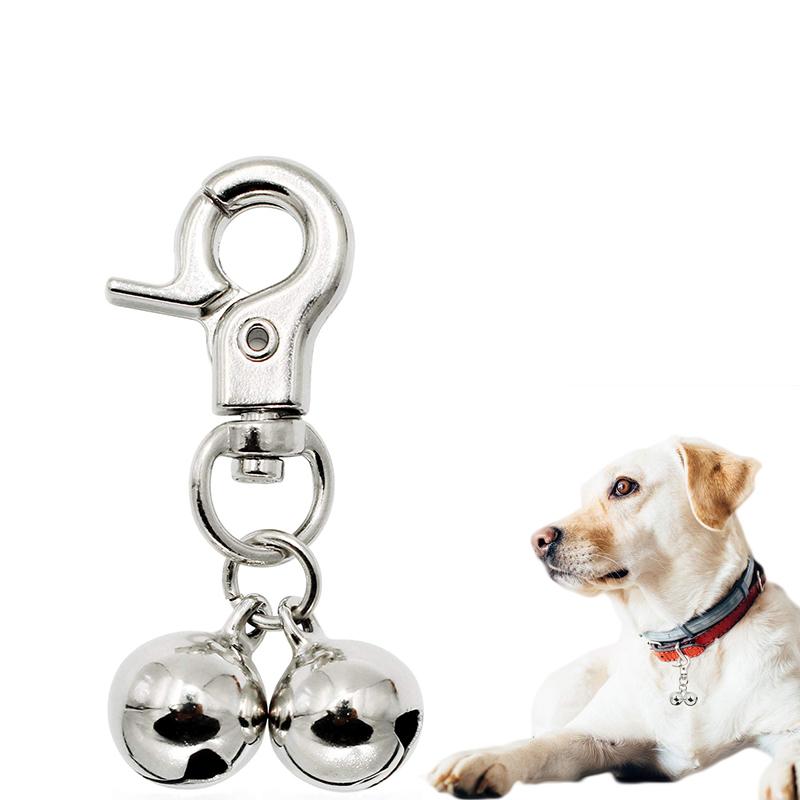 Benepaw Stainless Steel Bells For Dog Collars Pet Collar Charm For Dogs Cats Heavy Duty Snap Clips Puppy Pendant Accessories