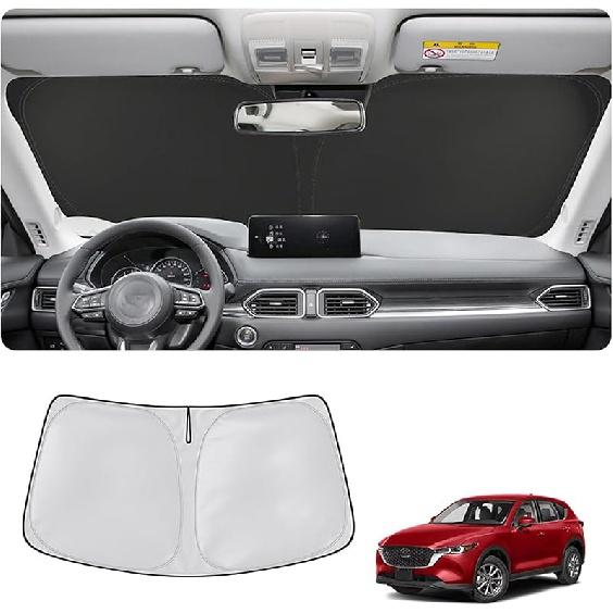 Car Windshield Sun Shade Foldable,Sun Protection for Car Front Windshield,Sun Protector for UV Ray,Car Interior Accessories for Sun Heat,Fit for