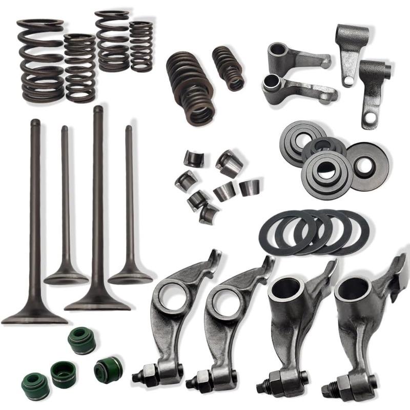 Motorcycle Cylinder Head Intake Valve Rocker Arm Rebuild Kit for HONDA TRX400E TRX400X 400EX 400X 2x4 1999-2014 XR400R 1996-2004 One Set