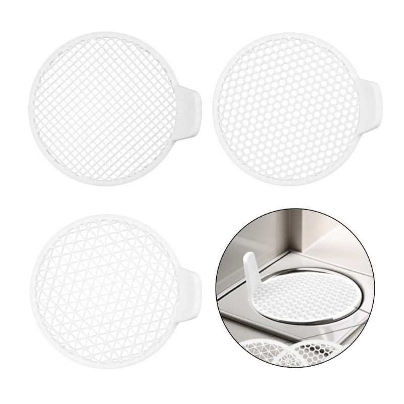 4 Pieces Shower Drain Cover Set Anti Clogging Hair Catcher ABS Bathroom Sink Filter