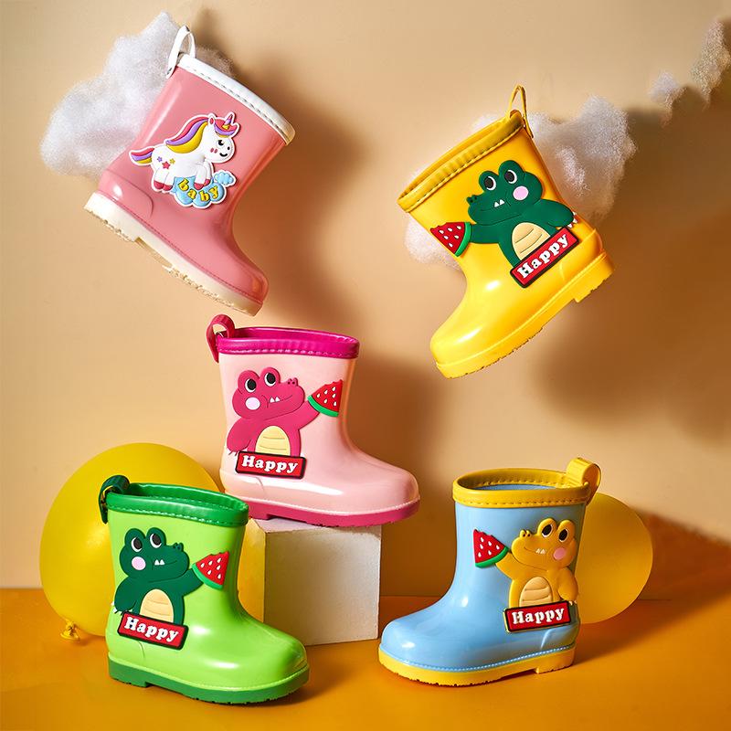 Cartoon Print Botas de lluvia para niños de tubo medio, botas de lluvia  ligeras y lindas para todos los partidos comprar a buen precio — entrega  gratuita, reseñas reales con fotos — Joom