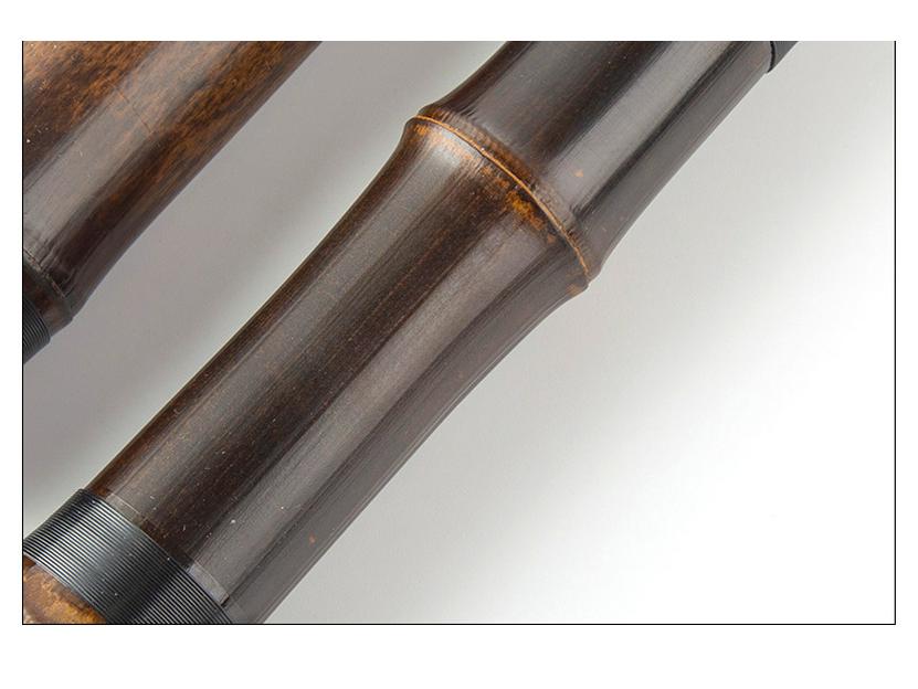 Professional Eight-Hole Purple Bamboo Xiao Flute - F/G Key, Ancient Style, High-End Dong Xiao Instrument