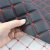 100x140cm Embroidery Quilted PVC Leather Fabric for Car Floor Mat Seat Decoration Faux Leathers Upholstery Wall Craft Material