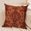 Persian Rug Pattern Cushion Cover Soft Plush Fabric Double-Sided Printed Sofa Cushion Cover For All Seasons Home Decor Gift