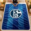 Flannel BlanketSchalke 04 Warm Soft Throw Blanket for Indoor Sofa Bed Living Room Use