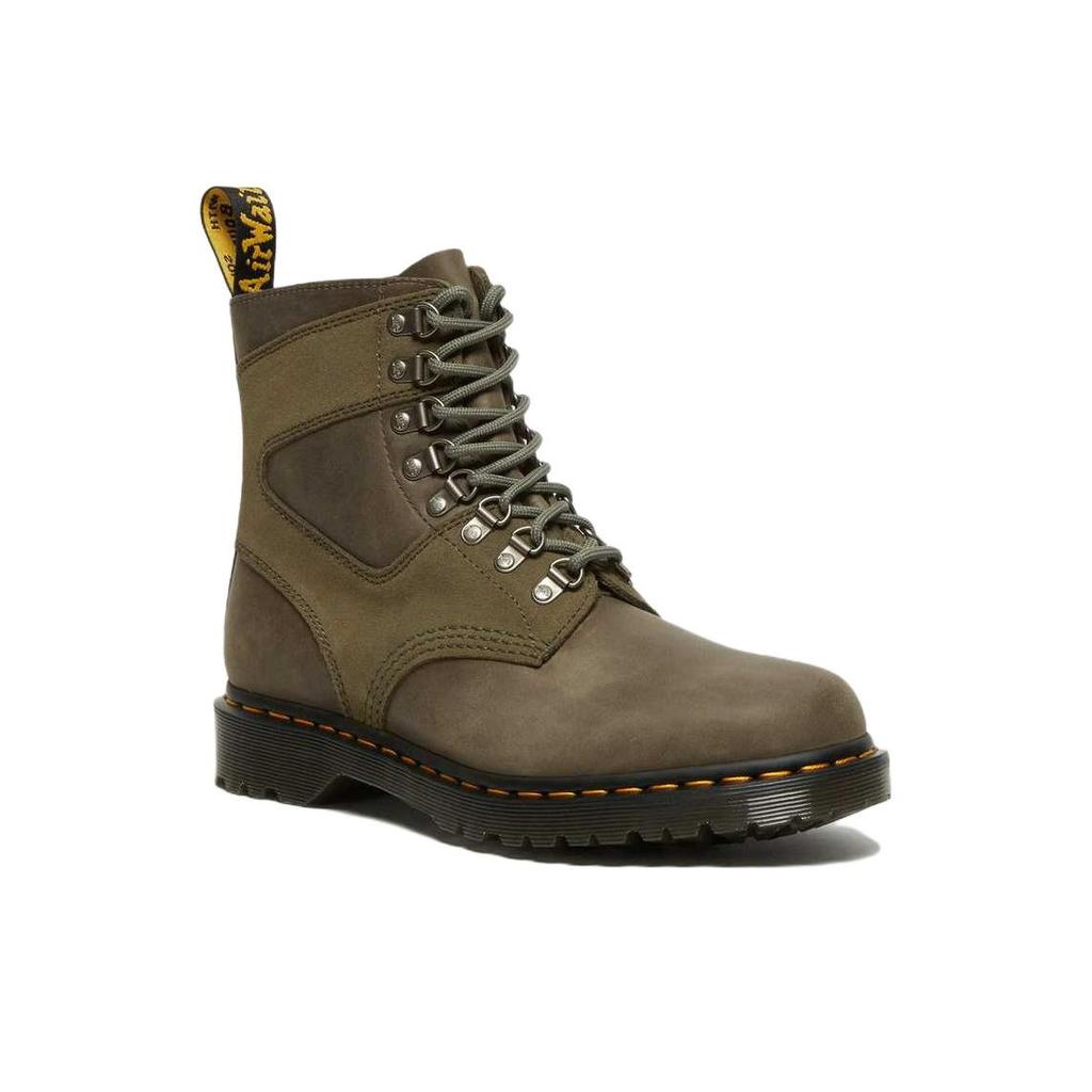 Dr. Martens 1460 Leather Comfortable Fashion Short Mid-Calf Boots Unisex boots Olive-Green 27762355