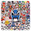 60 Pcs Peking Opera Style Face Painting Stickers for Thermos, Phones, and Planners - Creative Chinese Graffiti Decor