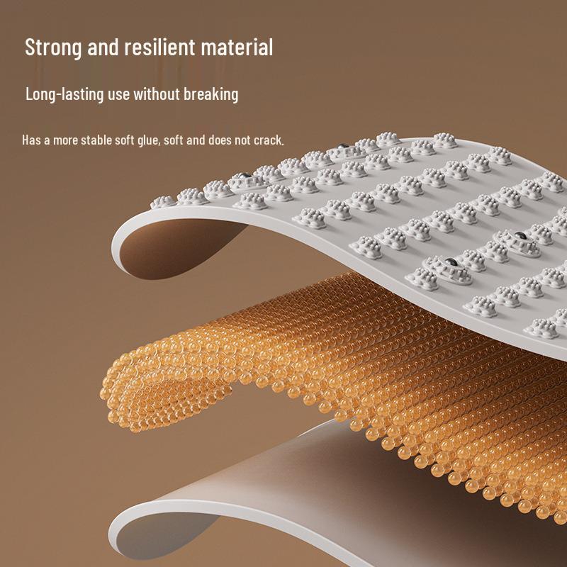 Elastic Silicone Acupressure Foot Massage Mat for Indoor Jogging