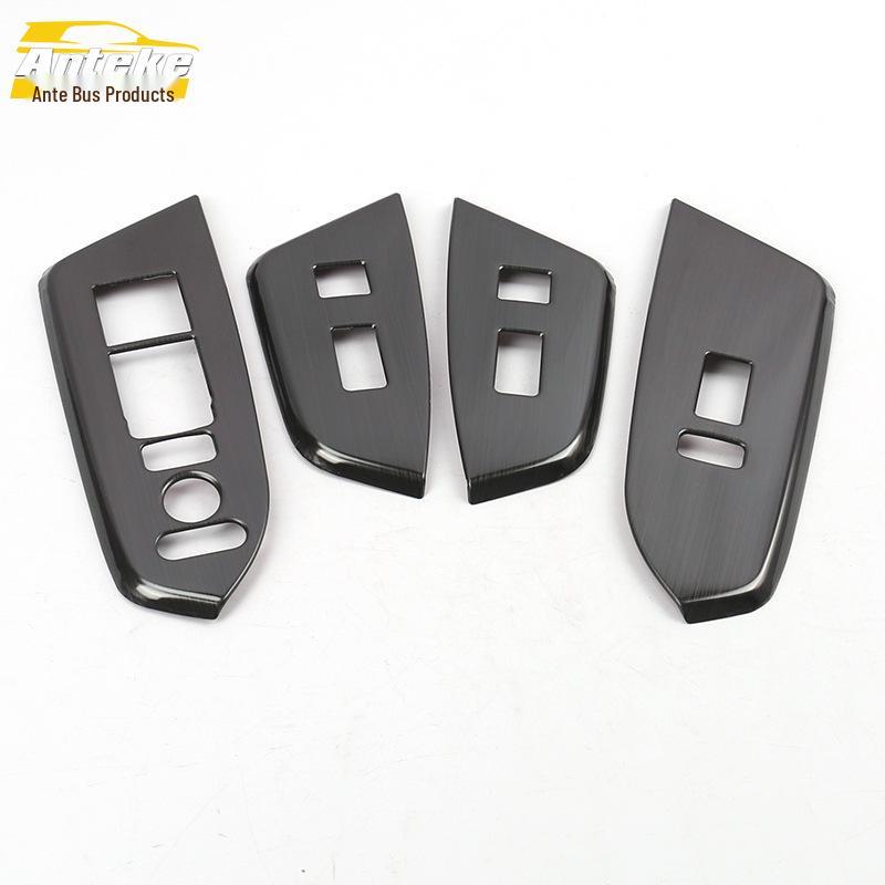 CRV 17-21 Decorative Glass Lift Frame Window Armrest Switch Sticker