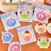 25Pcs Cute Special Shaped Briquettes Sticky Notes Cartoon Can Be Pasted with Fun Expressions Message High Value Kawai Stationery Gift