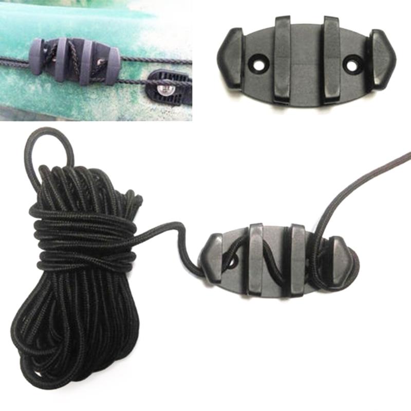 Kayak Canoe Trolley set Eyes Wellnuts Screws Kayak Accessories Zig Cleat Rigging-Ring Pulleys -Boat 30Feet