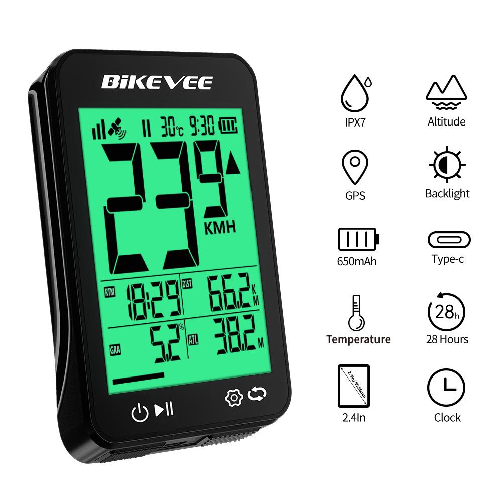 Bike Computer GPS Wireless Digital Cycling Computer Smart Multi-Functional Bicycle Speedometer Odometer Outdoor Cycling Computer2
