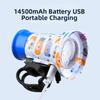 Portable Flashlight Horn with Horn High Brightness Riding Light  for Children's Bicycles