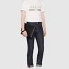 Gucci Monogram Logo Embossed Leather Clutch Men Clutch Black 473881-DMT1N-1000