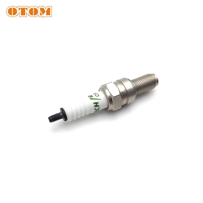 OTOM Motorcycle NC300S Engine Spark Plug Torch CR8EI High Performance Ignition For ZONGSHEN ZS182MN Water-Cooled Double Camshaft