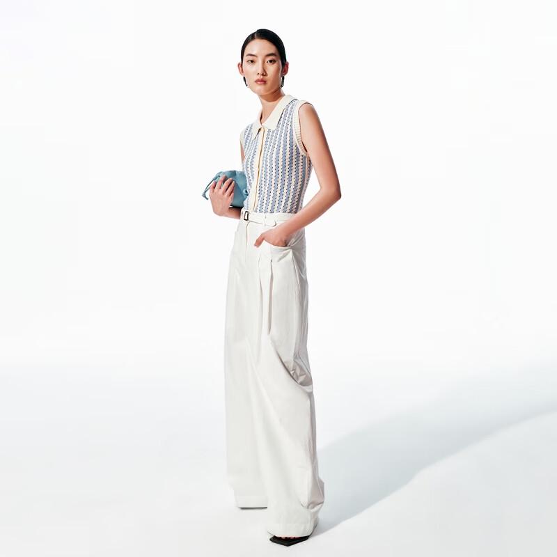 

VEROMODA Women s 2025 Summer Belted Cotton Loose Banana Pants XS