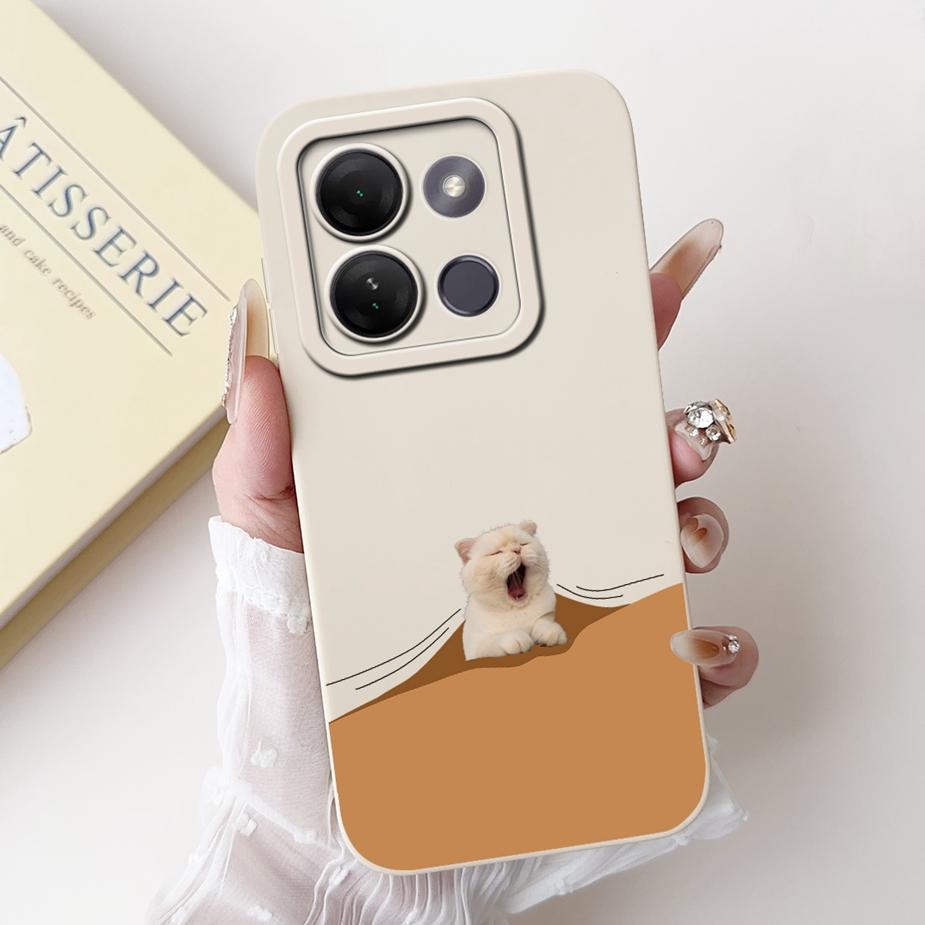 For Infinix Smart 7 HD Case X6516 Cute Funny Cartoon Cover Shockproof Phone Case For Infinix Smart 7 Plus Smart7 X6515 Soft Bags