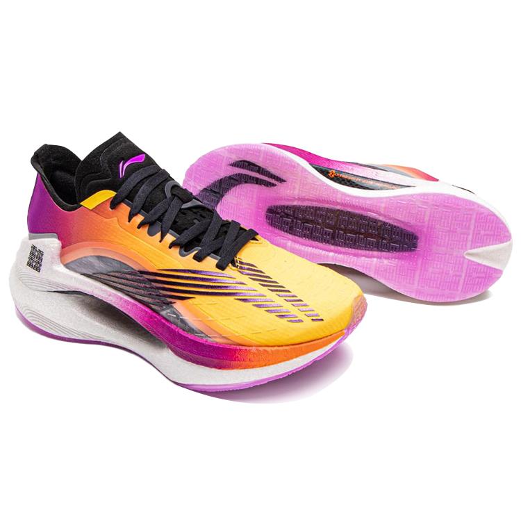 Li Ning Shadow 1.0 Fashion Cushioning Slip Resistant Abrasion Resistant Breathable Rebound Low Top Running Shoes Unisex ARHQ245-1