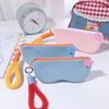Eco-friendly Portable Zipper Eyeglasses Bag Plush Handle Glasses Storage Bag  Eyewear Accessories