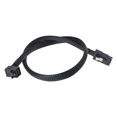 Internal SFF 8087 To 90 Degree MiniSAS 8643 Cable for Connecting Hard Drives and Servers with Coaxials Interfaces