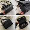 Chic Black Quilted Mini Square Bag Retro Diamond Stitch with Chain Accent, Top Handle Crossbody Shoulder Bag for Modern Everyday